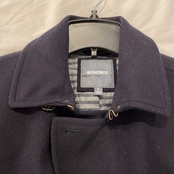 Bonobos navy wool peacoat - Picture 2 of 7